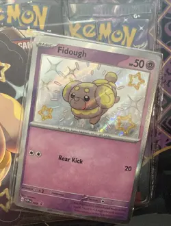 Pokemon Scarlet & Violet Paldean Fates: TECH Sticker Collection - Shiny Fidough - Image 3