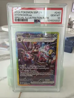 2024 POKEMON SSP EN-SURGING SPARKS SPECIAL ILLUSTRATION RARE HYDREIGON EX PSA 10 - Image 1