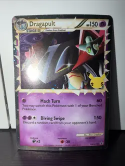Pokemon Dragapult SWSH132 Sword & Shield Black Star Promo Card NM Condition - Image 1