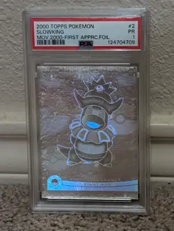 Slowking Topps Pokemon 2000 The Movie First Appearance Hologram. PSA 1. Pop 5. - Image 2