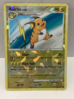 2009 Pokemon Raichu Stage 1 Lv.39 90hp #3/17 Reverse Holo - Image 1