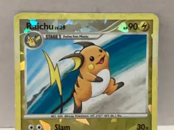 2009 Pokemon Raichu Stage 1 Lv.39 90hp #3/17 Reverse Holo - Image 2