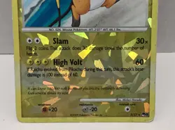 2009 Pokemon Raichu Stage 1 Lv.39 90hp #3/17 Reverse Holo - Image 3