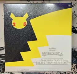 Pokemon Celebrations 25th Anniversary Elite Trainer Box Pokemon Center ETB New - Image 1