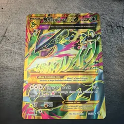 Pokemon M Rayquaza EX Full Art Ultra Rare Foil 98/98 XY Ancient Origins 220 HP - Image 1