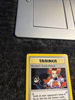 Pokemon TCG Trainer Rocket’s Sneak Attack Holo 16/82 LP - Image 3