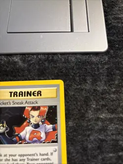 Pokemon TCG Trainer Rocket’s Sneak Attack Holo 16/82 LP - Image 4