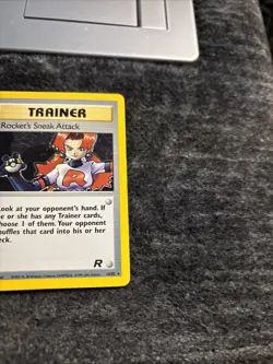 Pokemon TCG Trainer Rocket’s Sneak Attack Holo 16/82 LP - Image 5