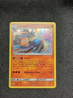 Lucario SM54 - Sun & Moon Black Star Promo - NEAR MINT - Pokemon TCG - Image 1