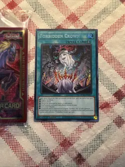 Yu-Gi-Oh! Forbidden Crown Burst Protocol BPRO-EN067 1st Edition NM + Bonus Token - Image 2