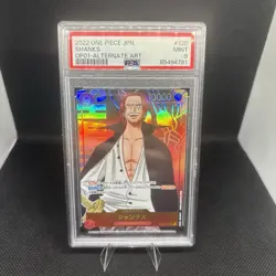 PSA 9 One Piece Japanese Shanks Alternate Art OP01-120 Romance Dawn - Image 1