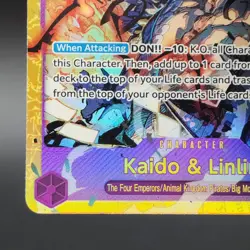 One Piece Kaido & Linlin OP08-119 SEC Original Print - Two Legends - Image 4