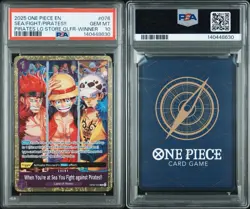 2025 ONE PIECE PROMOS #076 WHEN YOU'RE AT SEA YOU FIGHT AGAINST PIRATES!! PSA 10 - Image 3