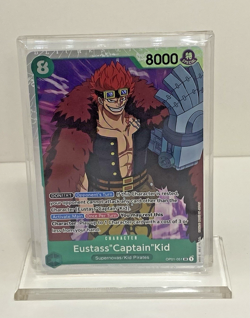 One Piece TCG Romance Dawn Eustass “Captain” Kid OP01-051 SR English NM - Image 1