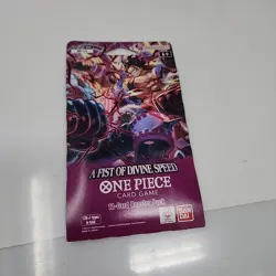 A Fist of Divine Speed Sleeved Booster Pack - One Piece TCG OP11 Factory Sealed - Image 1