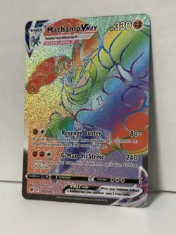 Machamp VMAX 194/189 Astral Radiance Rainbow Secret Rare Holo Pokemon Card - Image 2