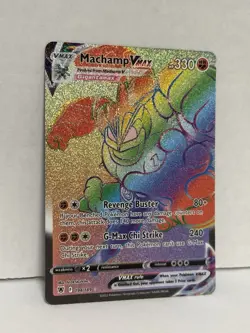 Machamp VMAX 194/189 Astral Radiance Rainbow Secret Rare Holo Pokemon Card - Image 3