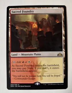 Sacred Foundry Ravnica: City of Guilds Regular Card - Image 1