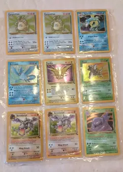 9 - 1999 Pokemon Rare Holo Cards - WOTC LP/NM Fossil/Jungle - Image 1