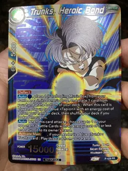 Trunks Heroic Bond Championship 2022 Promo Foil Dragon Ball Super Card Game | NM - Image 1