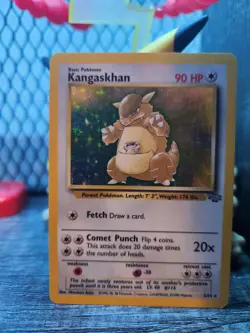 Kangaskhan 5/64 - HOLO RARE - Jungle SET - VINTAGE WOTC POKEMON CARD - LP/MP - Image 1