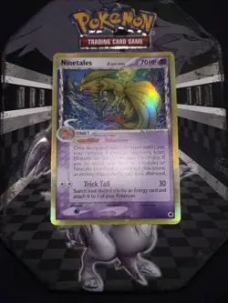 Ninetales 8/101 EX Dragon Frontiers Pokemon Card Delta Species Holo Rare - Mp - Image 1