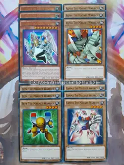 Yugioh Set 12 Card Valkyrion the Magna Warrior Magnet Gamma Beta **HOT** + Bonus - Image 1