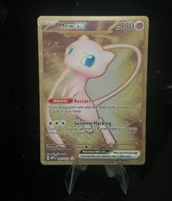 Pokemon TCG Mew EX 205/165 Metal Card - Image 1