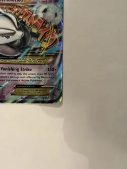 Pokemon M Mewtwo EX Vanishing Strike 63/162 BREAKthrough Ultra Rare Holo Card - Image 2