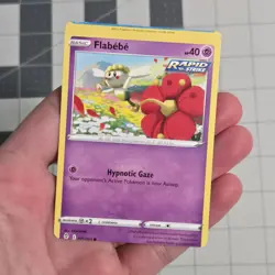 Flabebe Miscut Error Card Evolving Skies Pokemon 071/203 Near Mint - Image 1