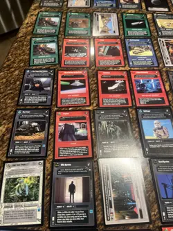 124 Decipher 1998 Star Wars Card Lot Unplayed Cards - Image 3