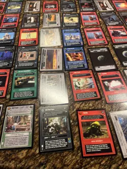 124 Decipher 1998 Star Wars Card Lot Unplayed Cards - Image 5