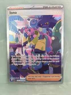 Pokemon Card - Iono Paldean Fates 237/091 Holo Special Illustration Rare - Image 1