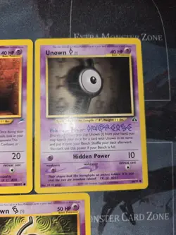 Unown (T) 88/105, (S) 87/105, & (I) 68/75 CARD LOT Neo Discovery & Destiny - Image 3