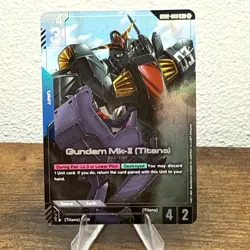 Gundam TCG Card Game Dual Impact GD02-003 R+ Gundam Mk-II Titans Alt Art Rare NM - Image 1