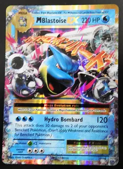 POKEMON MEGA BLASTOISE EX 22/108 HOLO HALF ART EVOLUTIONS 2016 POKEMON NM - Image 1