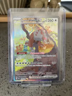 Pokemon: Bloodmoon Ursaluna ex 216/167 Sv06: Twilight Masquerade Holo-NM/Better. - Image 3