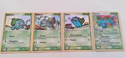 Lotto carte Pokemon evoluzioni Bulbasaur appartenenti a Ex Crystal Guardians - Image 1