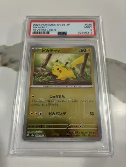 Pokemon TCG - Pikachu 025/165 JP-151 Pokeball Reverse Holo, PSA 9 MINT!! - Image 5