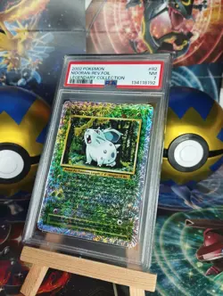 Pokemon Nidoran 82/110 Legendary Collection Reverse Firework Holo WOTC PSA 7 - Image 1