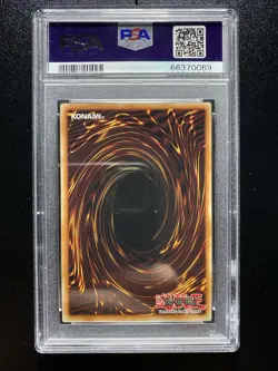 2010-17 YU-GI-OH! DARK MAGICIAN/CHAOS IOC REPRINT PSA 9 - Image 2
