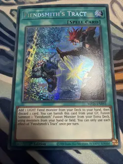 Yugioh Fiendsmith's Tract Prismatic Secret Rare MP25-EN093 Near Mint - Image 1