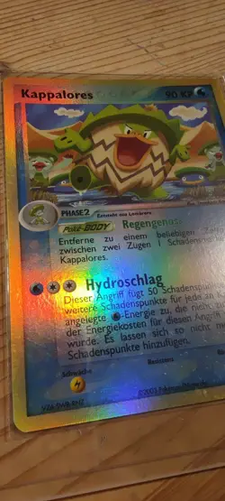 Kappalores 7/100 Reverse Holo Rare ex Sandsturm Pokemon Card Deutsch 🇩🇪 NM EX - Image 3