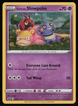 Galarian Slowpoke SWSH126 Holo: Sword & Shield Promo Cards Pokemon TCG Near Mint - Image 1