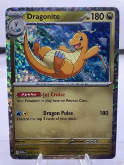 Pokemon TCG Dragonite EX Card 180 HP, Jet Cruise /15 - Image 1