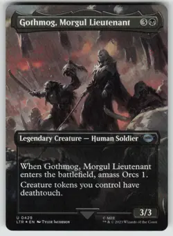 Gothmog, Morgul Lieutenant (Borderless) LOTR 429 Near Mint Foil - Image 1