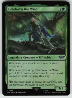 Celeborn the Wise 156 The Lord of the Rings Near Mint Foil - Image 1