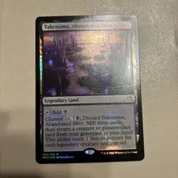 *FOIL* Takenuma, Abandoned Mire - NEO - MTG Magic The Gathering - NM - Image 1