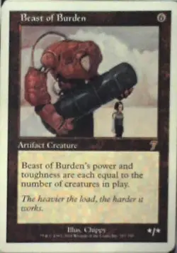 Beast of Burden - 7th Edition: #287, Magic: The Gathering Nm R44 - Image 1