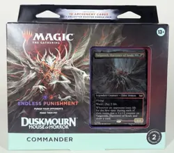 Magic The Gathering Duskmourn Endless Punishment Commander Deck NEW SEALED - Image 1